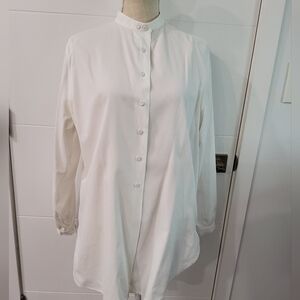 Anne Fontaine Textured Long Sleeve Tunic Size 3/L